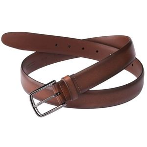 PERRY ELLIS Brown Leather Belt